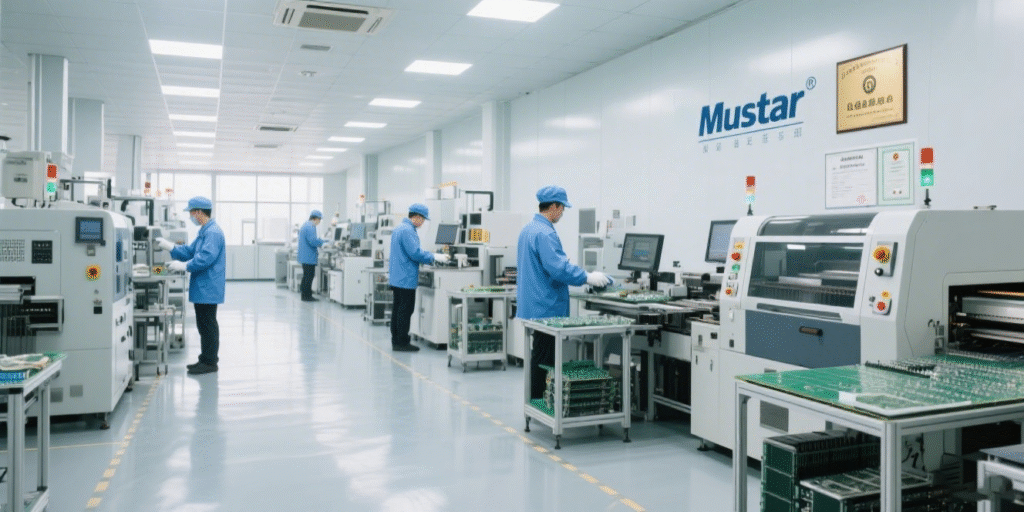 Advanced SMT Assembly Line at Mustar