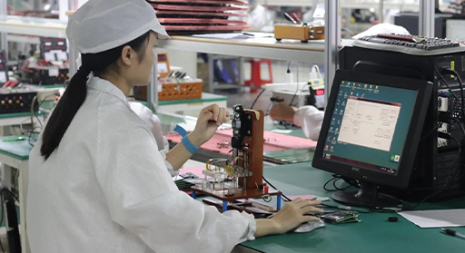 In-Circuit Test fixture probing PCBA for electrical integrity