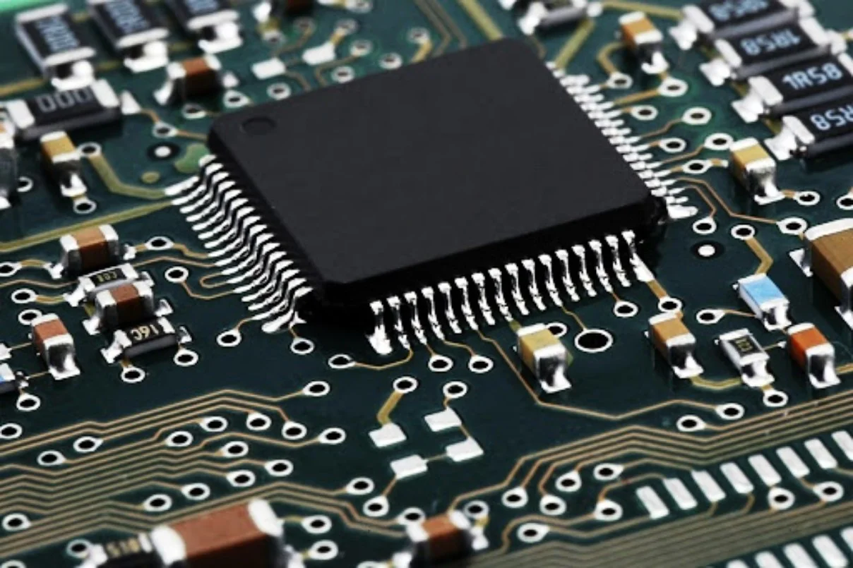Comparison chart of PCB packaging technologies including SMD, THT, and BGA summarizing market share, applications, and advantages