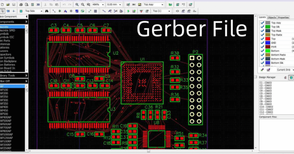 Gerber file